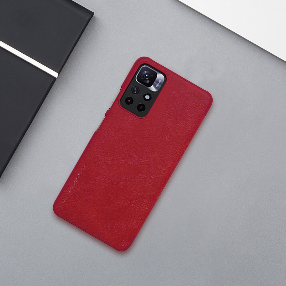 Чехол-книжка NILLKIN для Xiaomi Redmi Note 11 5G (China), Redmi Note 11T, Poco M4 Pro 5G, Xiaomi Redmi Note 11S 5G (серия QIN)